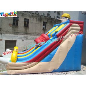 Professional Giant slide with durable PVC tarpaulin Commercial Inflatable Slide