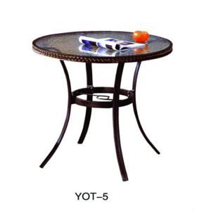 China Manufacturer Cast aluminum outdoor furniture New Product protective   (YOT-5)