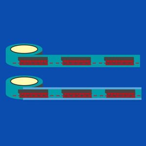 China 10 Quantity Electrical Insulation White Release Liner with 120.C Temperature Resistance on sale