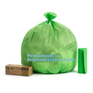 Biodegradable disposable compostable plastic bag and corn starch bag, Eco