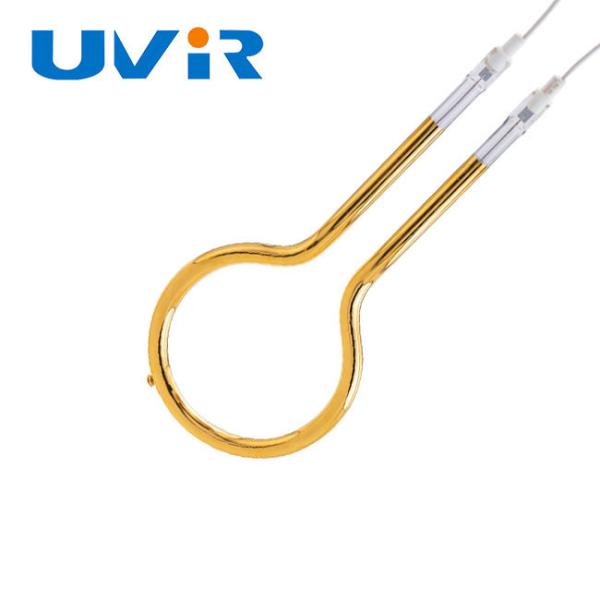 Buy 100-7600W Gold Reflector Quartz Ring Infrared Heater Lamp at wholesale prices