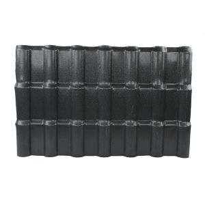 ASA Resin Coated Spanish Style Roof Tiles Custom Length