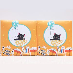 Customizable 3D Greeting Card with Blank Message Space and Card Design