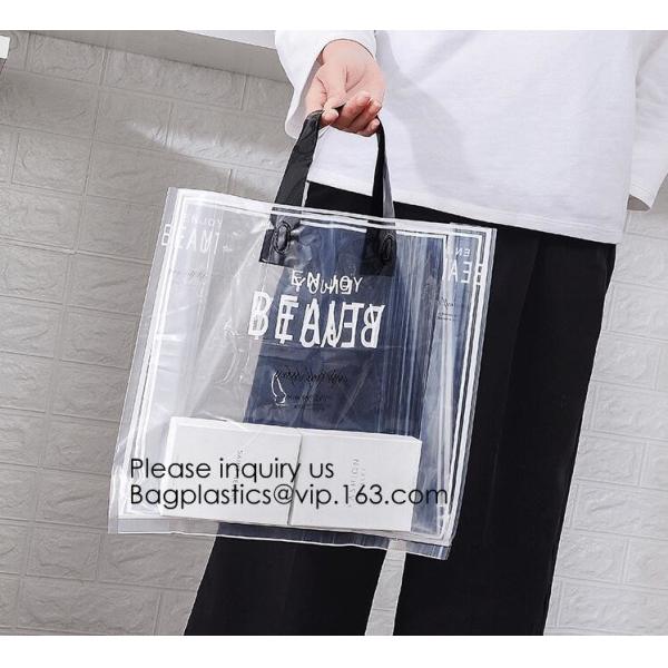 Manufacturer Custom Logo Transparent Clear PVC Plastic Portable Packaging