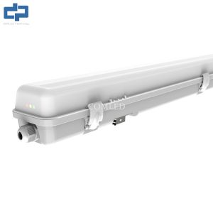 Vapor Proof 5 Foot Linear Fixture with Integrated Microwave Sensor