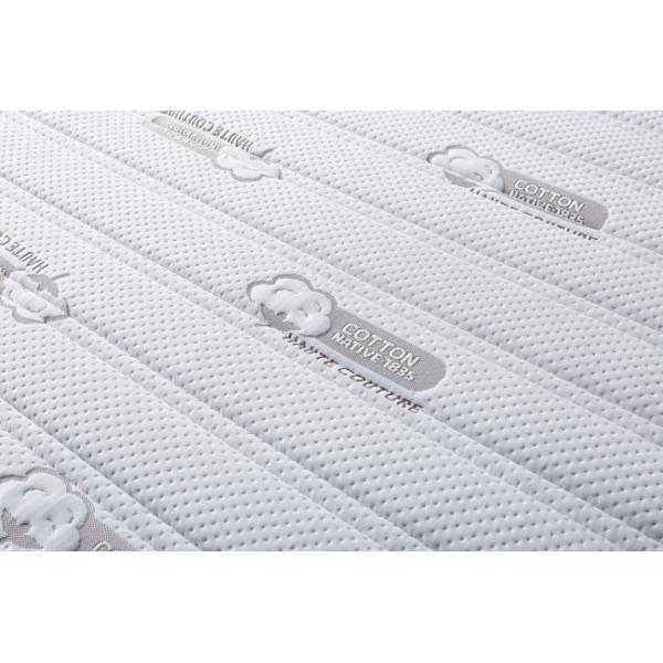 Knitted 135x200cm Cotton Fabric Spring Mattress 3E Green Coir