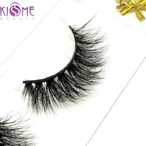 Quality Commercial Densed Natural Mink Eyelashes Long Thin 100 Real Mink Lashes D013 for sale