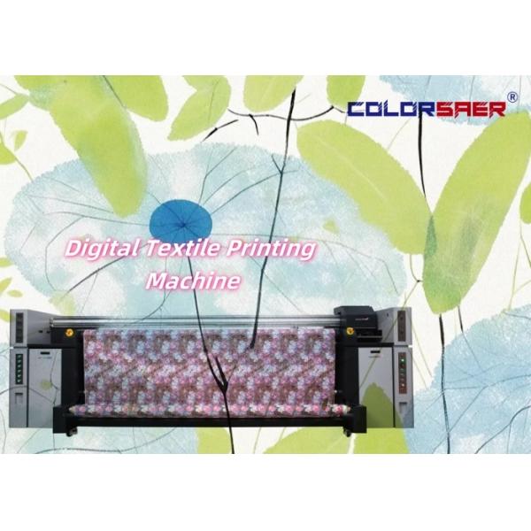 Buy Epson Head Digital Fabric Printer 3.2m Width CMYK Sublimation at wholesale prices