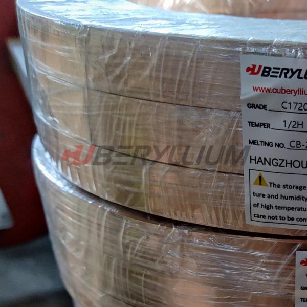 Buy Beryllium Copper C17200 Industrial Strips 1/2H With Standard Tolerance at wholesale prices