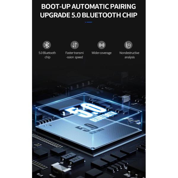 Sport Wireless Earbuds With Ear Hook HiFi Stereo Sound 19H Listening Time