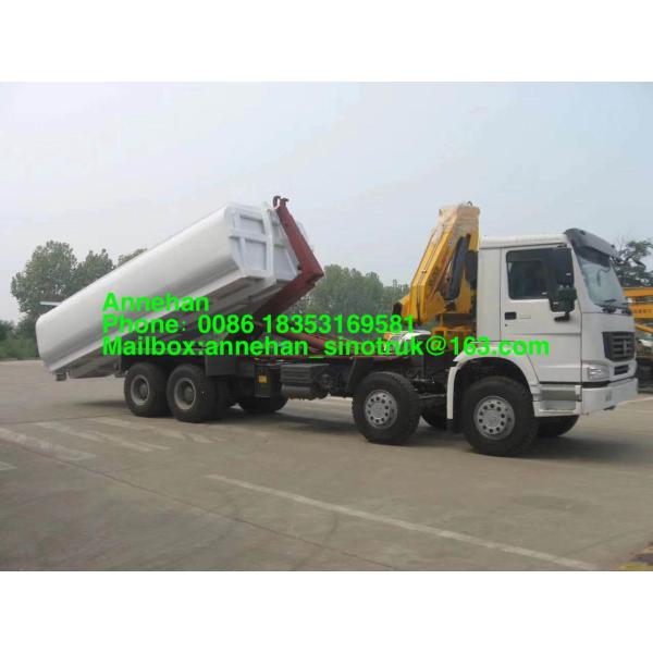 Buy Hook Arm Sinotruk Howo7 6x4 Euro2 Garbage Compactor Truck at wholesale prices