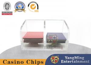 Quality Transparent Acrylic Gambling Table Card Holder for sale