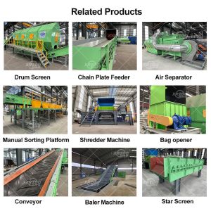 100t/D Automatic Waste Sorting Machine Garbage Recycling AI Sorting Machine