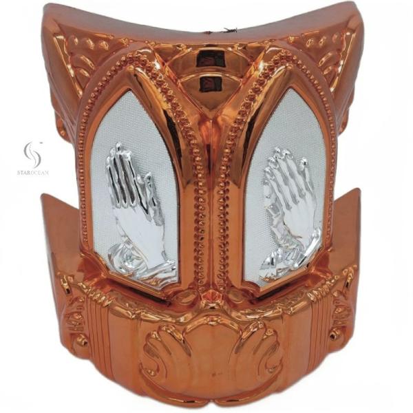 ABS Material Bronze Luxury Coffin Corner Set With Steel Pipe Wholesale 20# B