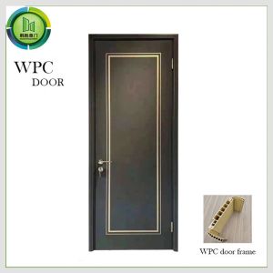 China Termite Resistance Wood Polymer Composite Doors , WPC Plain White Bedroom Door on sale