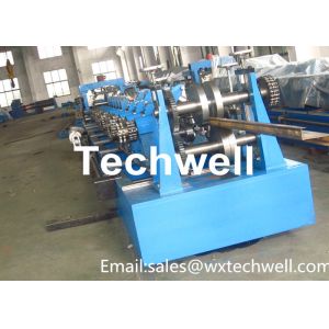 CE 20 M / Min C Z Purlin Roll Forming Machine With Auto Punching / Cutting