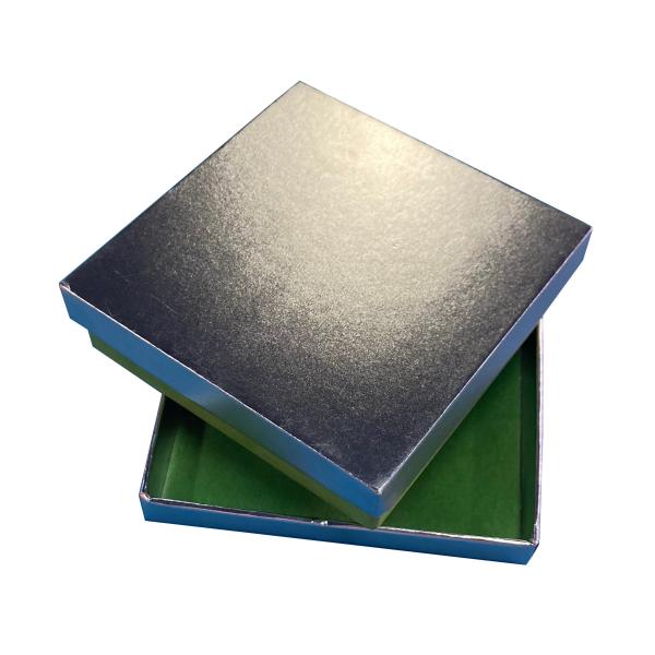 Wholesale Customized Luxury Silver Stamping Ring/Jewelry/Necklace Packaging Gift Box Hardcover Packing Gift Box