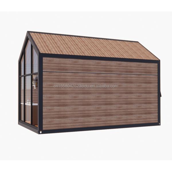 Detachable Wooden Mobile House with 50/75/100mm Wave Sandwich Panel Walls and Modern Design Style Loft Bedroom Included