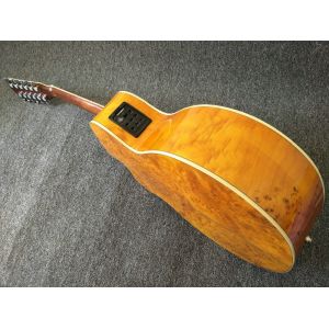 12 Strings Acoustic Guitar / guitar natural AAA Solid Spruce Body 43 inch Guitar