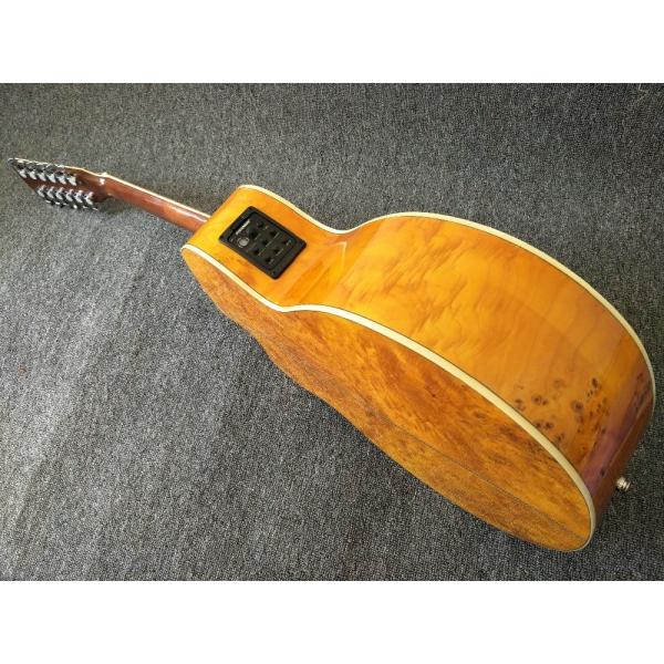 12 Strings Acoustic Guitar / guitar natural AAA Solid Spruce Body 43 inch Guitar Acoustic Fishman Pickups guitar
