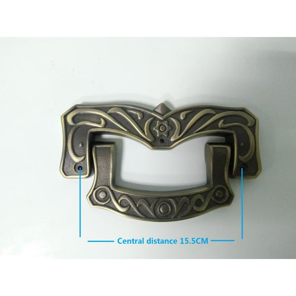 Ref H008 Gold Size 19 X 11 Cm Casket Handles , Zinc Alloy Coffin Accessories