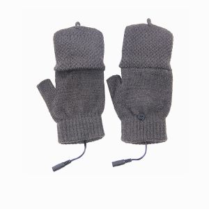 Fingerless Washable Rechargeable Heating Gloves 5W Suitable For Gaming