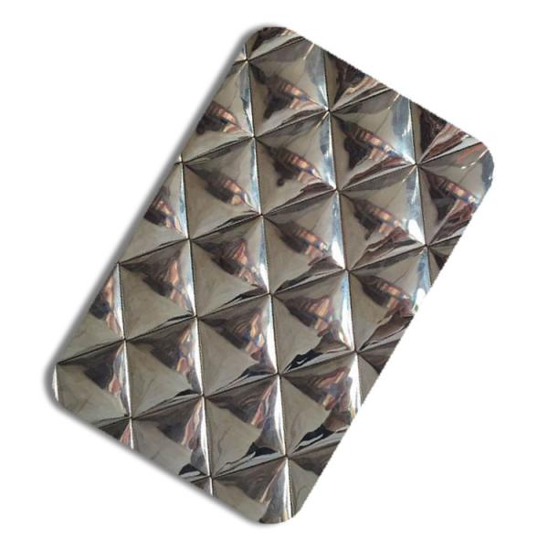 3D Decoration Stamped Stainless Steel Panel 304 For Wall And Ceiling Top
