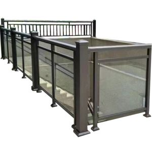 Australia Standard Home Aluminium Glass Handrail Fencing China Windproof