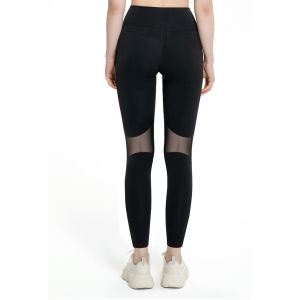 2XL Cool Feeling Mesh Fitness Leggings Women Elastic Hip Lifting Peach Yoga Pant