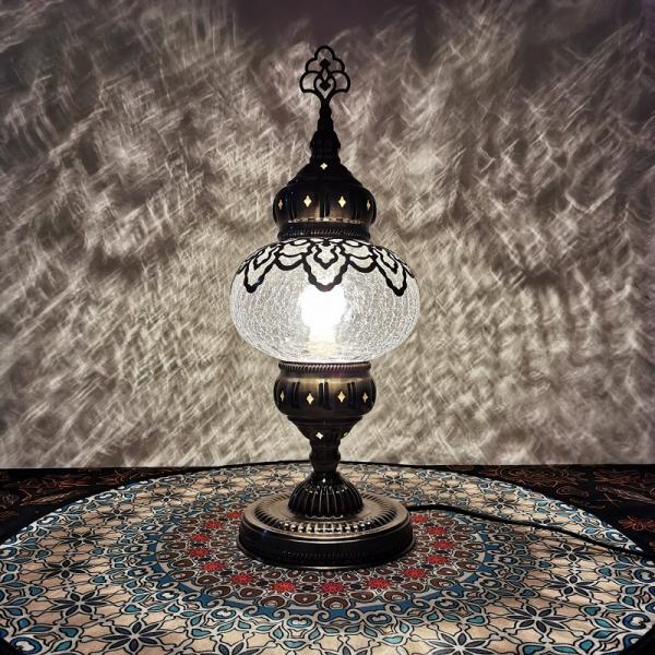 Newest E14 Hand-inlaid glass mosaic bedroom living room decorative Table Lamps(WH-VTB-11)
