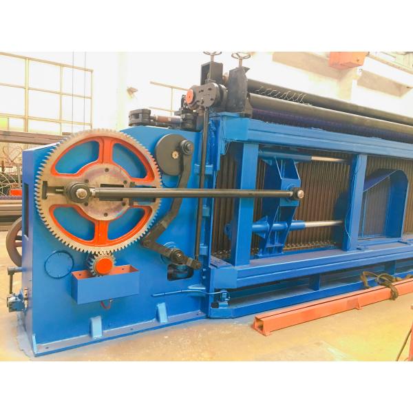 Buy 30kw PVC Coated Wire 5m Double Rack Chain Link  Gabion Machine at wholesale prices