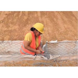 High Zinc Coated 3x1x0.5m Woven Gabion Basket