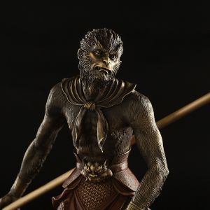 Contemporary Black Myth Game Legends Custom 3D Wukong Statue in Alloy with Art