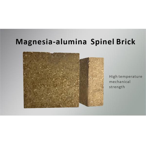 Cement Rotary Kiln Magnesia Alumina Spinel Brick High Corrosion Resistance To