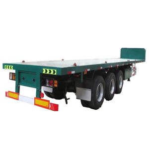 High Bed Container Chassis 4 Axles 20 40 48 53 Feet Trailer for Container