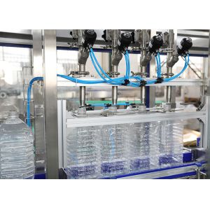 Full Automatic 4 Head Linear Washing Filling And Capping Machine