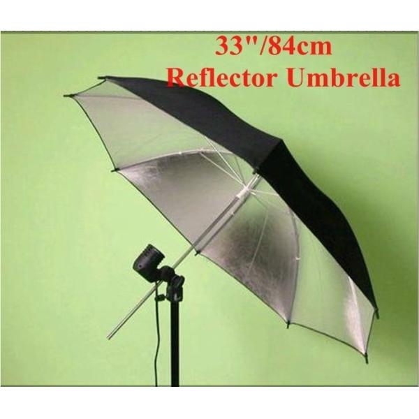 Buy 33"Black / Silver Umbrella for Photo Studio Accessories at wholesale prices