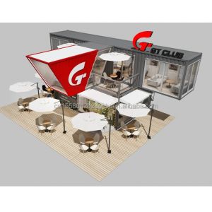 Customized Color 10ft 20ft Modern Mobile Modular Prefab House Easy Install Flat