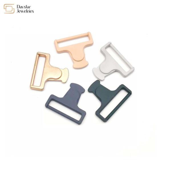 Metal Side Quick Release Buckle , Diy Bag Webbing Replace Horn Military Belt Buckles