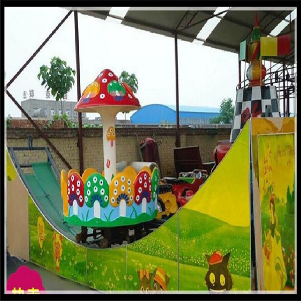 Fiberglass material amusement park rotation wave boat for sale