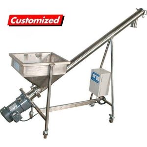 Customizable Hopper Screw Conveyor Heat Resistant Screw Feeder Hopper