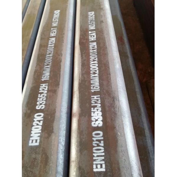 Buy EN10210 S355J2H Hot Finished  Seamless Square Pipes at wholesale prices