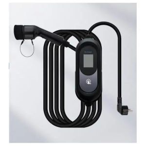 AC 2.4" LED Display Screen Wall Mounted Portable EV Charging Station 380V