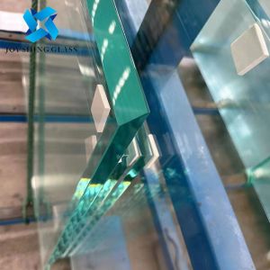 Customized Ultra Clear Toughened Glass With 45° Beveled Edge