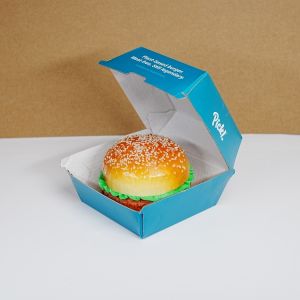 Quality Fast Food Burger Box Packaging With Custom Folders Biodegradable Customization for sale