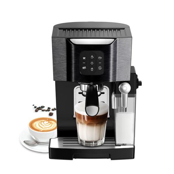 Buy Espresso Coffee Machine With Milk Frother Tank Stainless Steel at wholesale prices