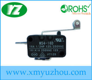 Quality Spdt Long Roller Micro Switch MS4-16D5 16A Current for Heavy-Duty Applications for sale