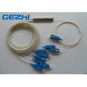 LAN / WAN Mini Module Fiber Optic PLC Splitter blockless 0.9mm with SC / UPC