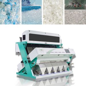 Pe Pp Pvc Pet Hdpe Ldpe Plastic Granules Color Sorter Color Sorting Machine For