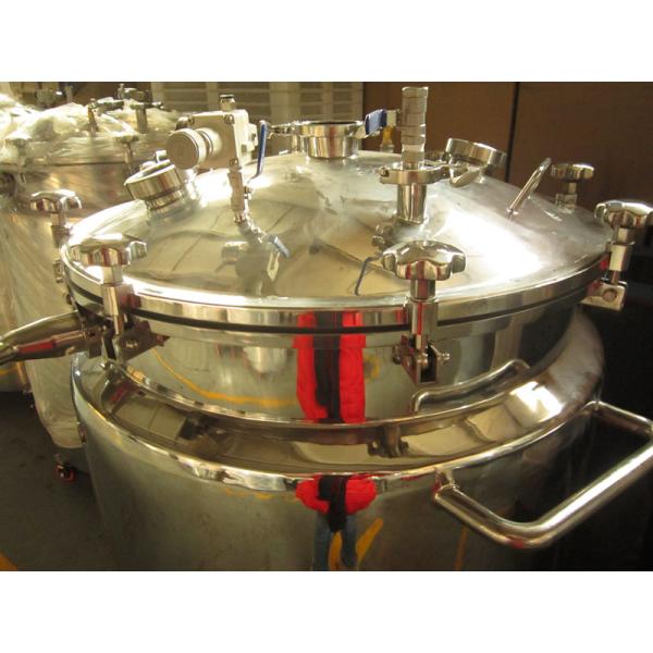 150L Pharmaceutical Gelatin Receiver Tanks / Stock Liquid & Keep Temperature